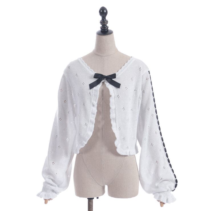 フリルラメニットボレロ | axes femme | 詳細画像22 