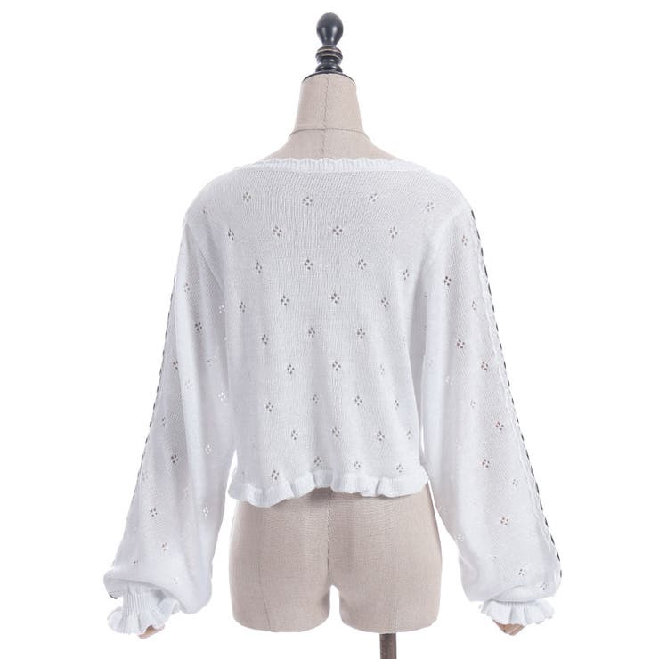 フリルラメニットボレロ | axes femme | 詳細画像24 