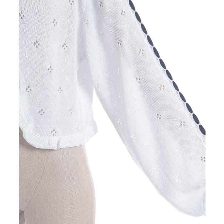 フリルラメニットボレロ | axes femme | 詳細画像26 