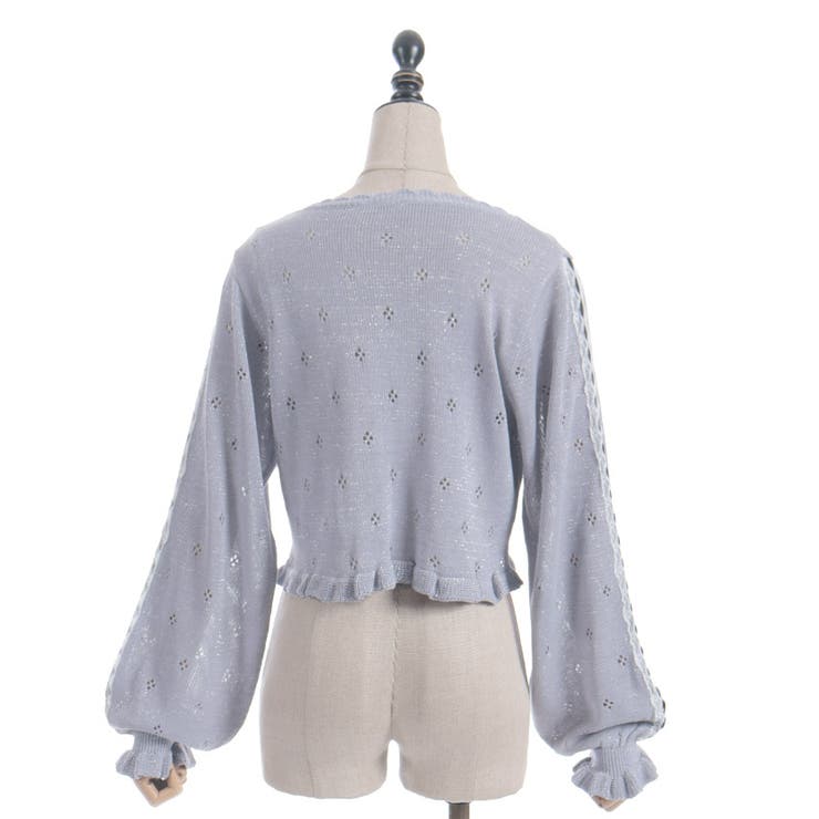 フリルラメニットボレロ | axes femme | 詳細画像6 