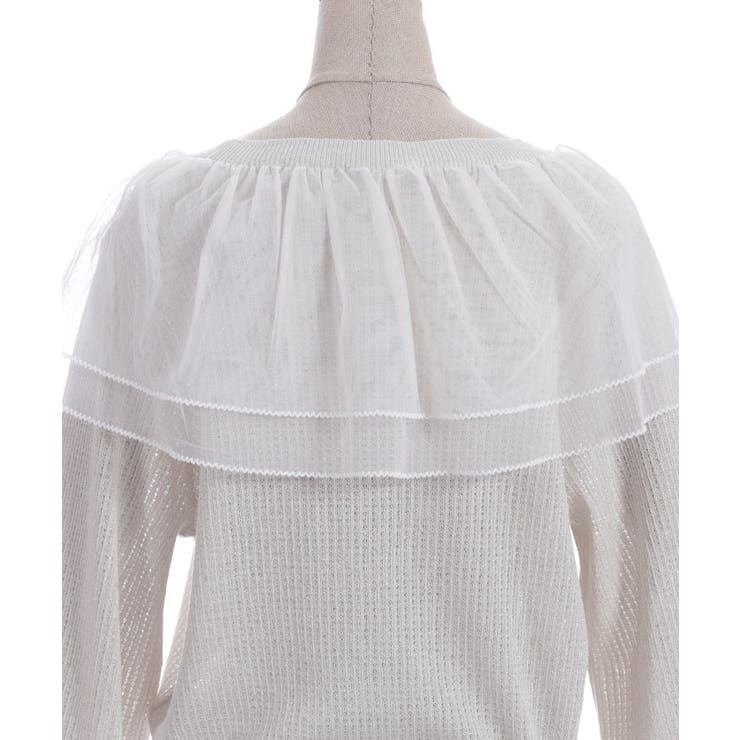 チュールフリルＵＶカットカーディガン | axes femme | 詳細画像11 