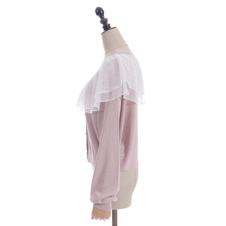 チュールフリルＵＶカットカーディガン | axes femme | 詳細画像15 