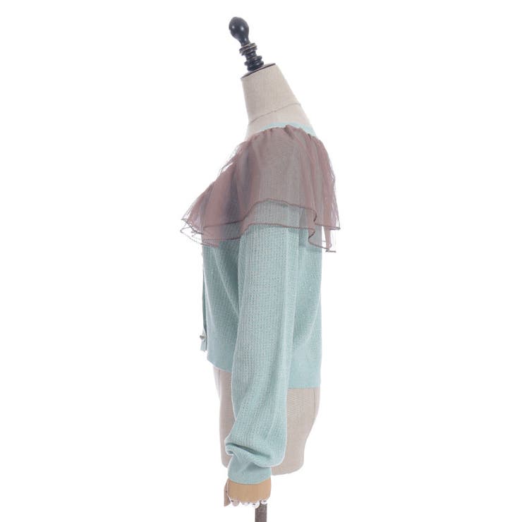 チュールフリルＵＶカットカーディガン | axes femme | 詳細画像23 