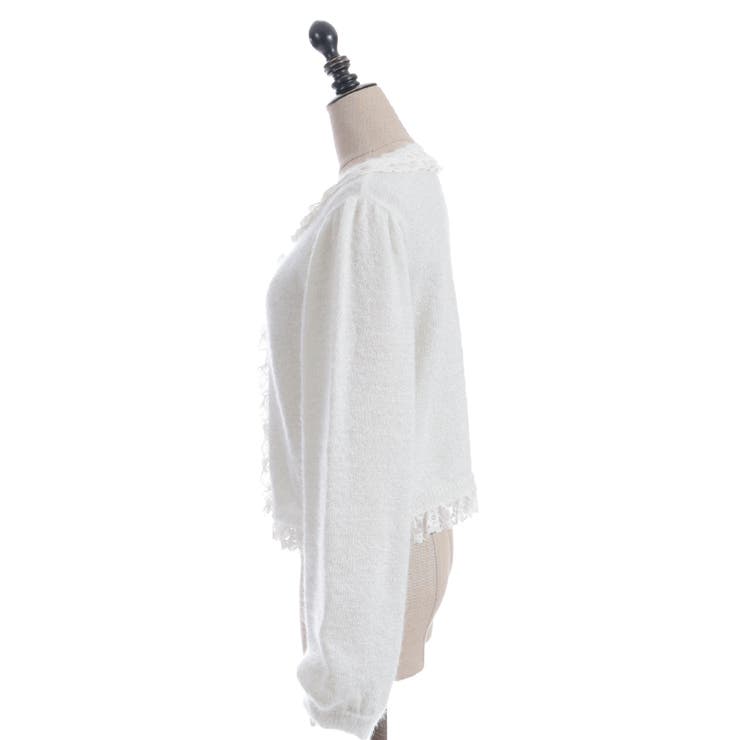 ラメシャギーフリルニットカーディガン | axes femme | 詳細画像13 