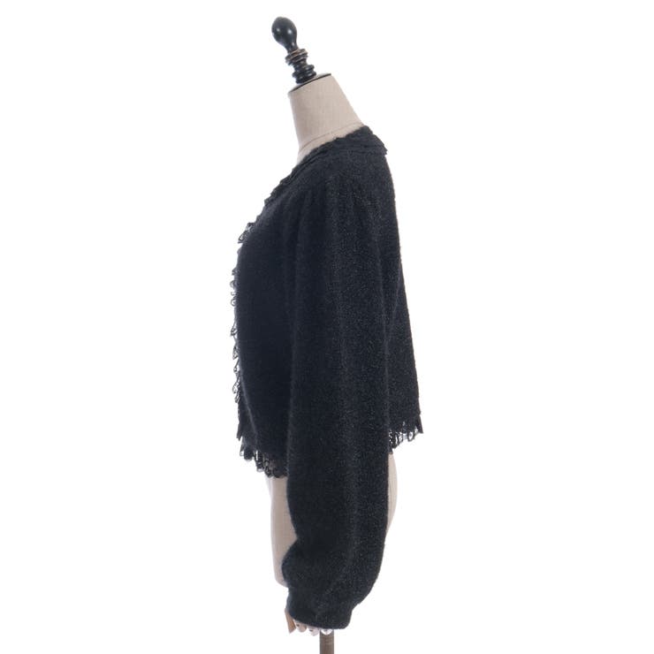 ラメシャギーフリルニットカーディガン | axes femme | 詳細画像21 