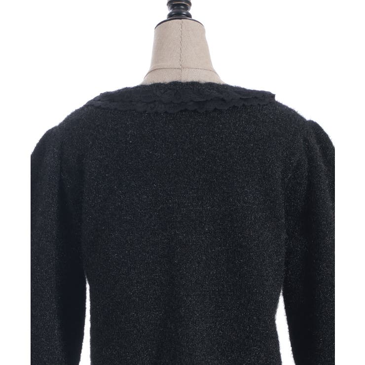 ラメシャギーフリルニットカーディガン | axes femme | 詳細画像26 