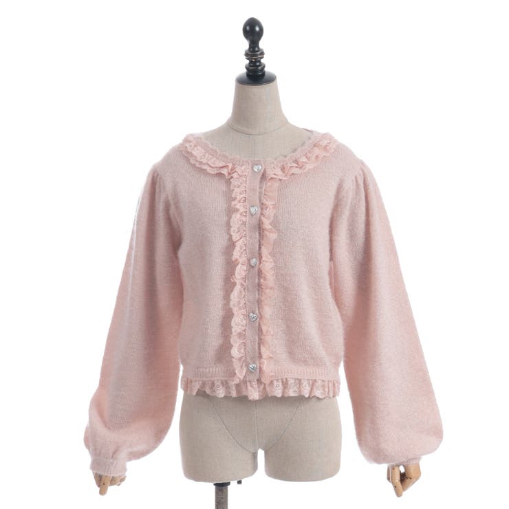 ラメシャギーフリルニットカーディガン | axes femme | 詳細画像28 