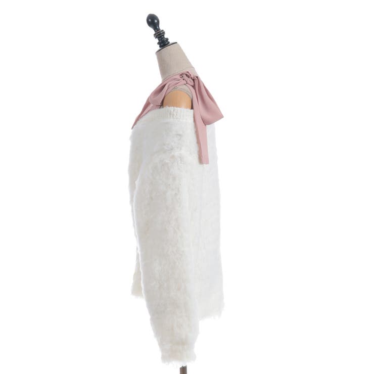 ウェーブファーニットカーディガン | axes femme | 詳細画像16 