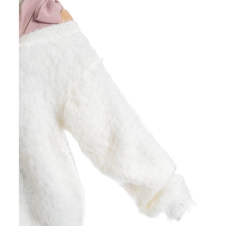 ウェーブファーニットカーディガン | axes femme | 詳細画像21 