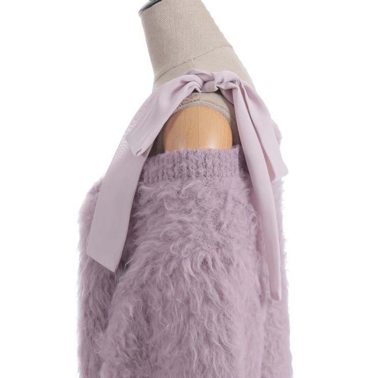 ウェーブファーニットカーディガン | axes femme | 詳細画像27 