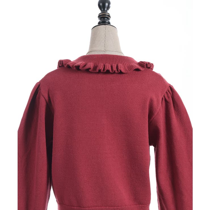 袖口レース衿付きニットカーディガン | axes femme | 詳細画像15 