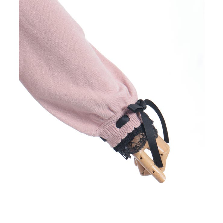 袖口レース衿付きニットカーディガン | axes femme | 詳細画像24 