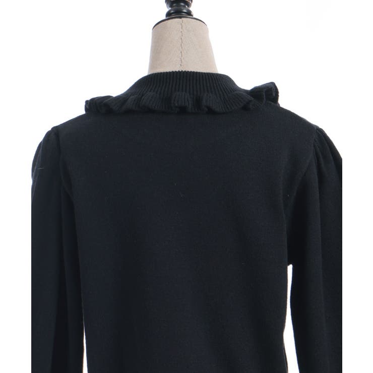 袖口レース衿付きニットカーディガン | axes femme | 詳細画像31 