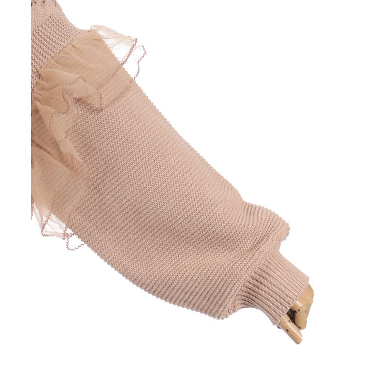 編み上げ×チュールフリルカーディガン | axes femme | 詳細画像18 