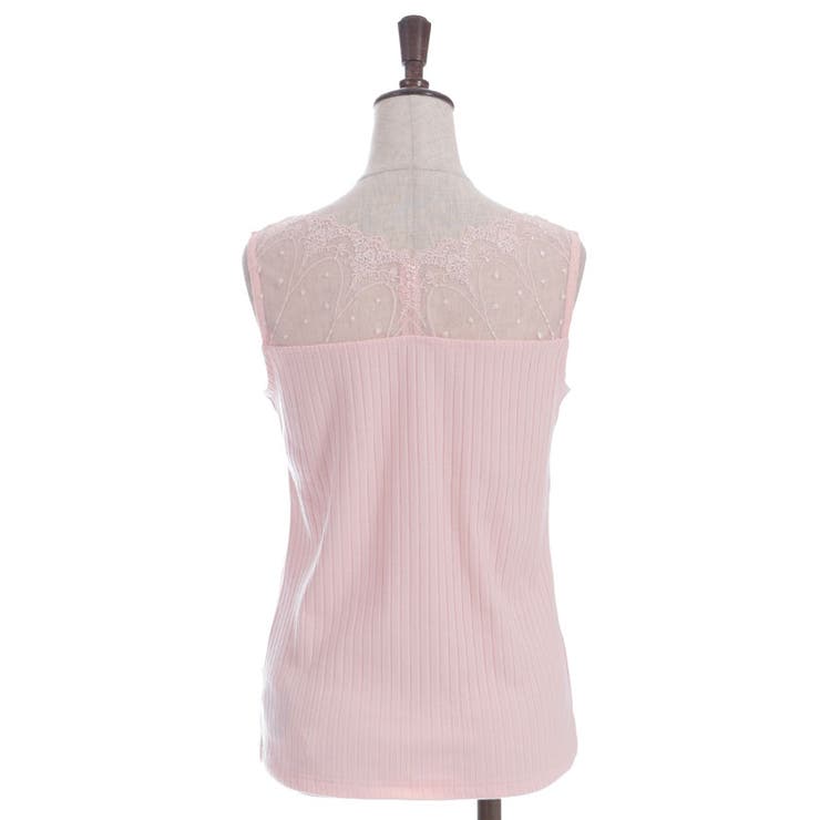 吸水速乾チュールレースタンク | axes femme | 詳細画像11 