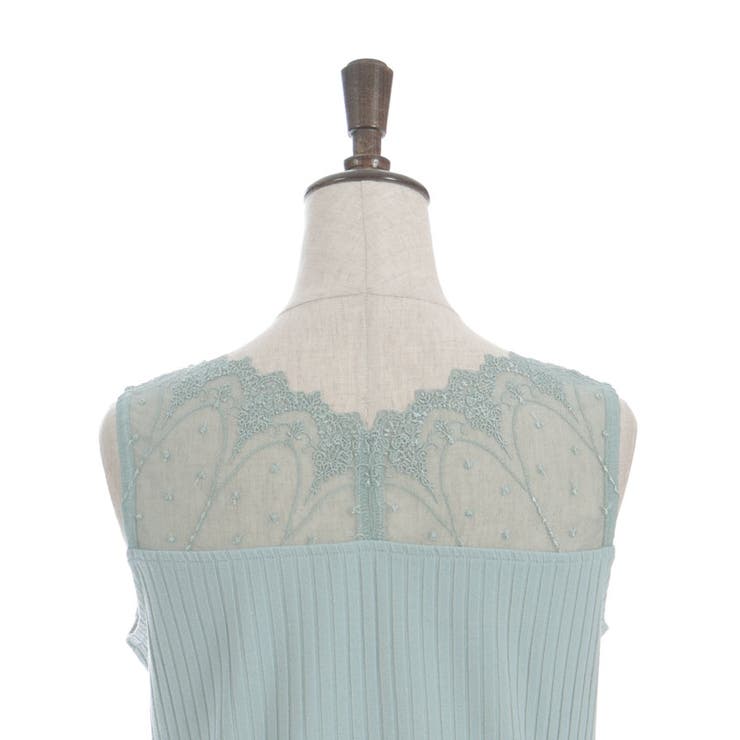 吸水速乾チュールレースタンク | axes femme | 詳細画像7 