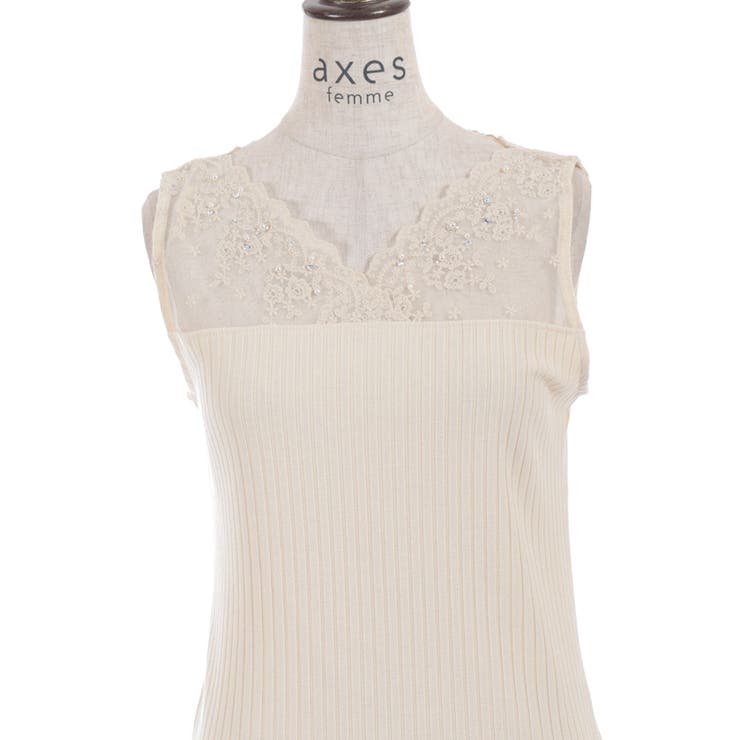 吸水速乾レース切替タンク | axes femme | 詳細画像20 