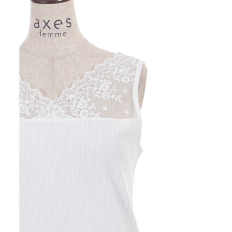 吸水速乾レース切替タンク | axes femme | 詳細画像9 