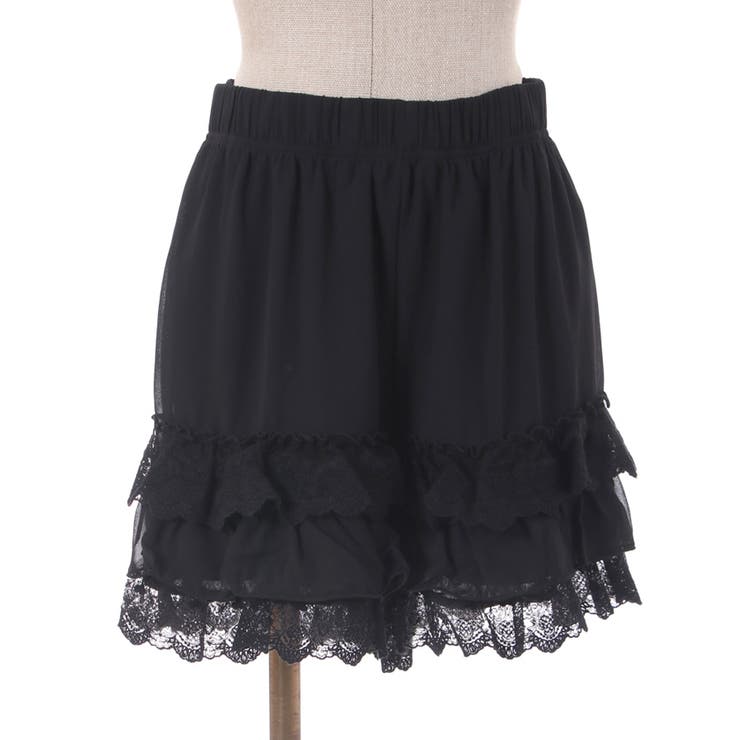 レースフリルミニペチパンツ[品番：IGAW0003462]｜axes femme
