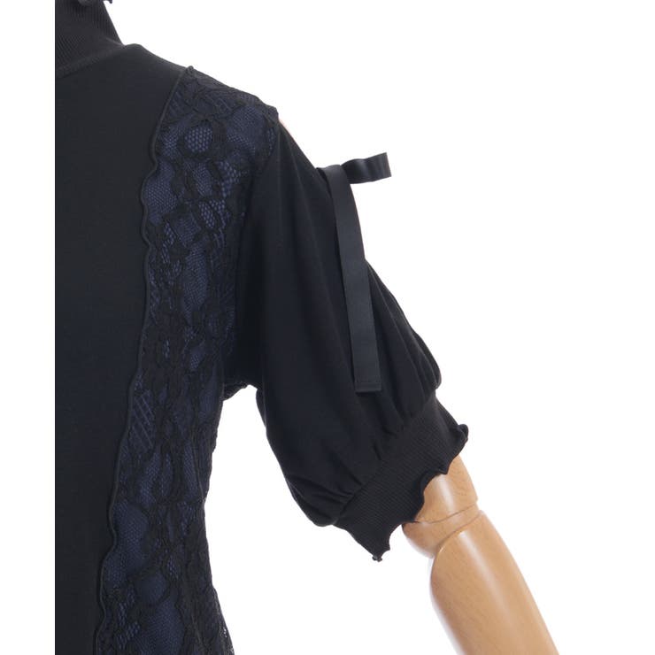 バイカラー肩あきカットプルオーバー | axes femme | 詳細画像18 