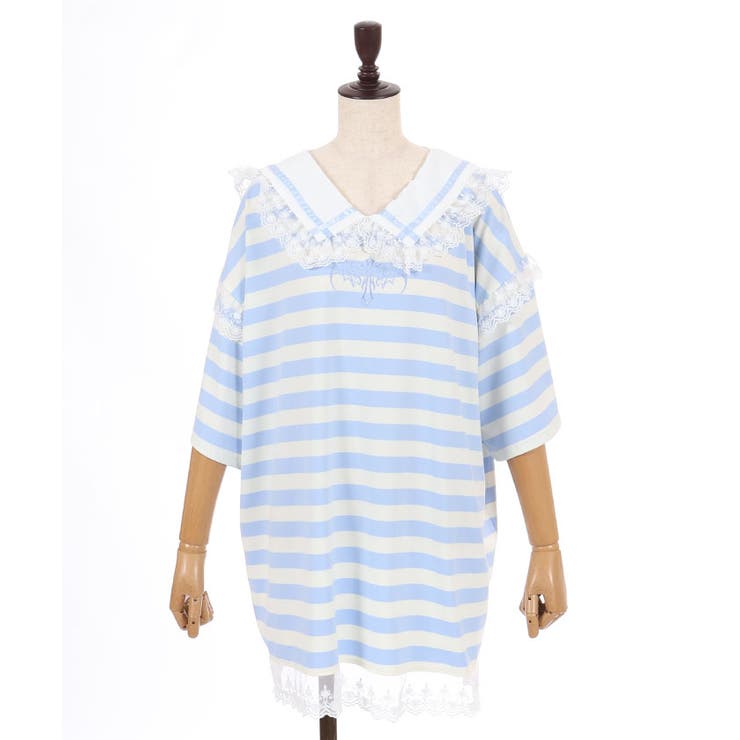 デビルクロスセーラーＴシャツ | axes femme | 詳細画像12 