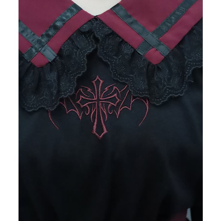 デビルクロスセーラーＴシャツ | axes femme | 詳細画像7 