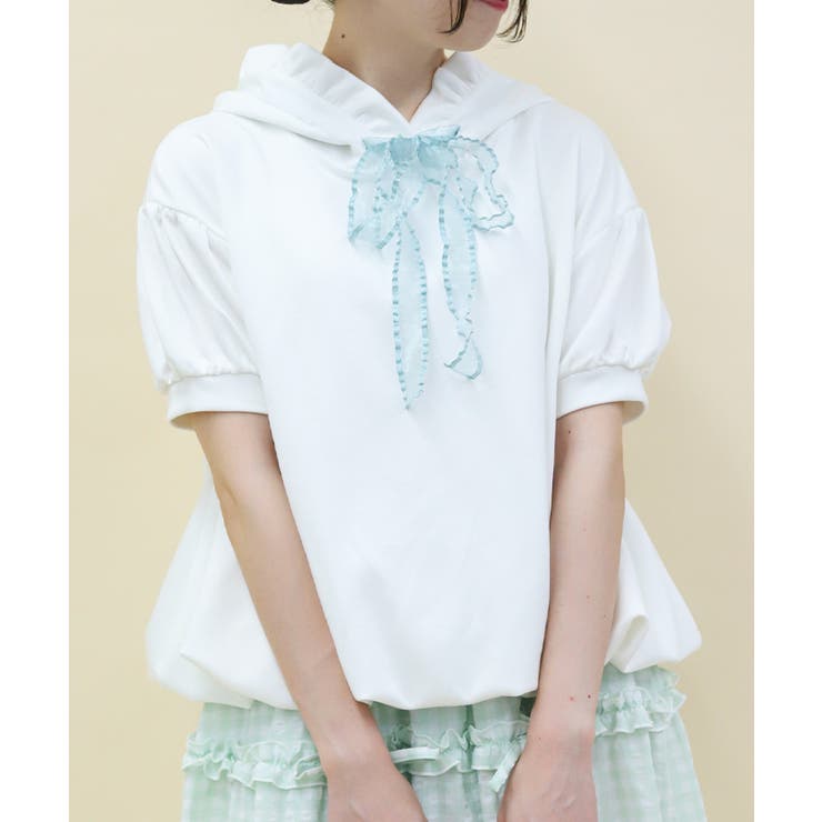 白 | ダンボールバルーンフーディー | axes femme