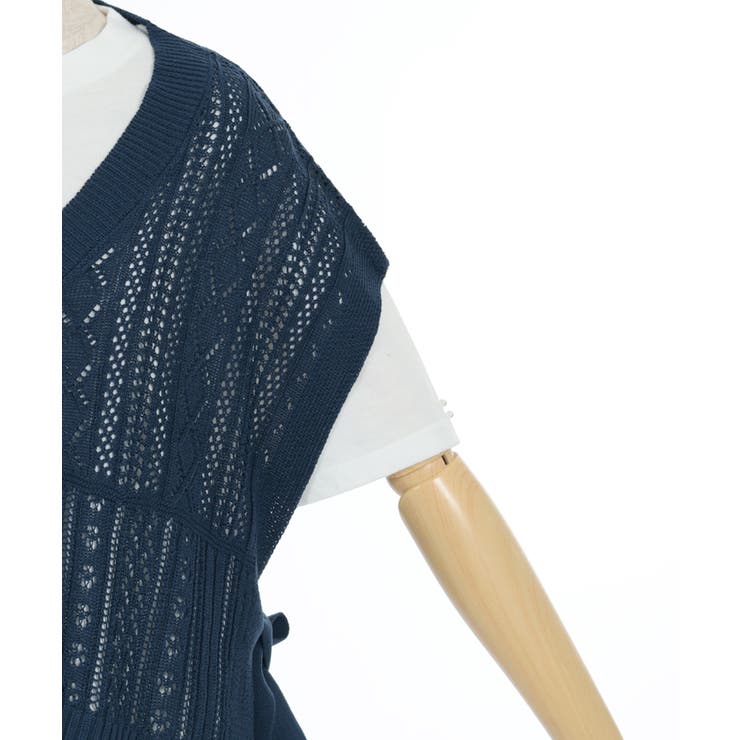 ニットベスト×半袖Ｔセット | axes femme | 詳細画像12 