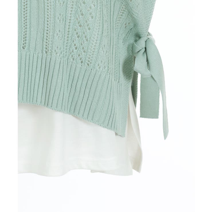 ニットベスト×半袖Ｔセット | axes femme | 詳細画像27 