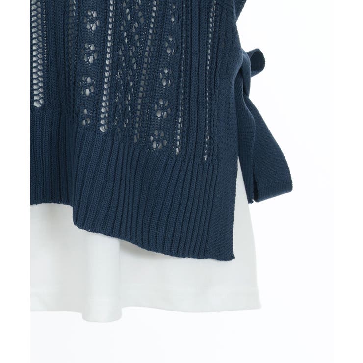 ニットベスト×半袖Ｔセット | axes femme | 詳細画像8 