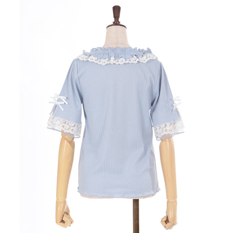 新品✩フリルプルオーバー♥.｡.:*♡ 吸水速乾フリルビジュープルオーバー[品番：IGAW0004986]｜axes femme