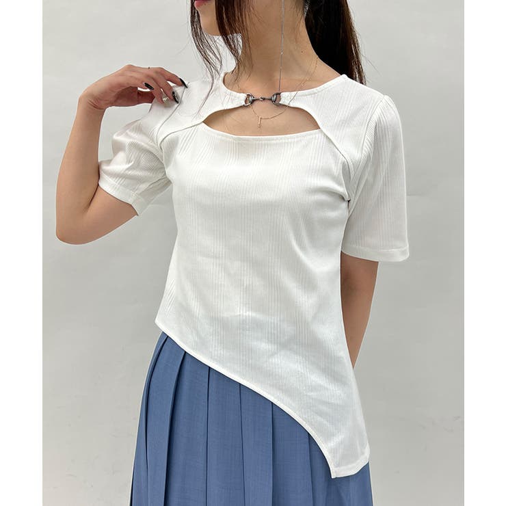 前後2WAYイレヘムトップス[品番：IGAW0005142]｜axes femme