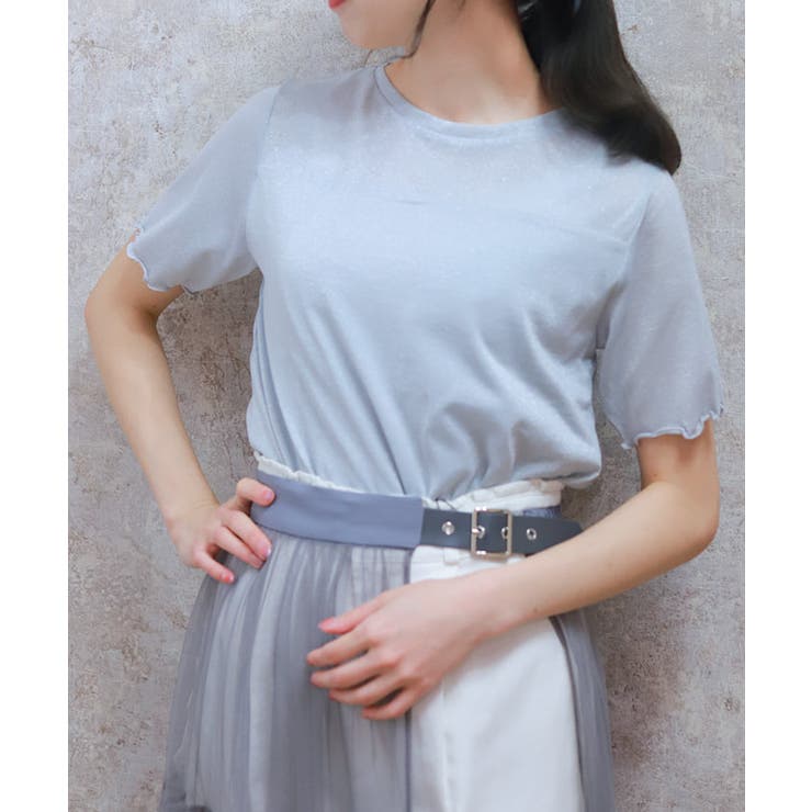 グリッターＴシャツ | axes femme | 詳細画像1 