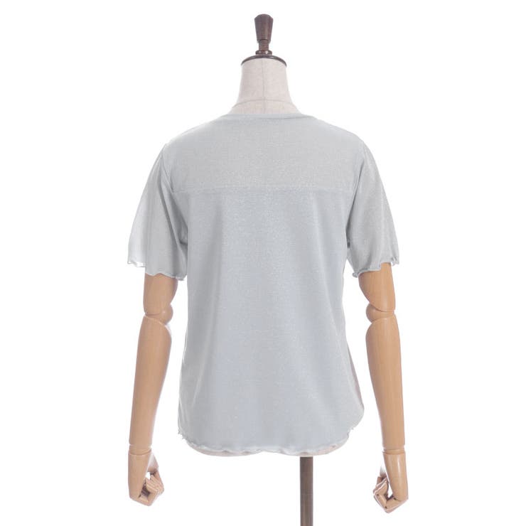 グリッターＴシャツ | axes femme | 詳細画像15 