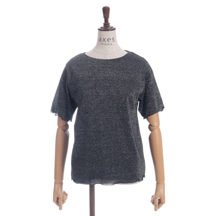 グリッターＴシャツ | axes femme | 詳細画像4 