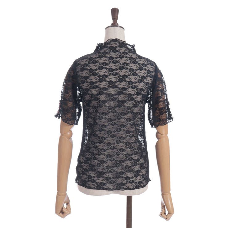 ローズ付レーストップス | axes femme | 詳細画像10 