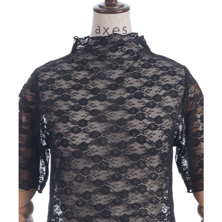 ローズ付レーストップス | axes femme | 詳細画像11 