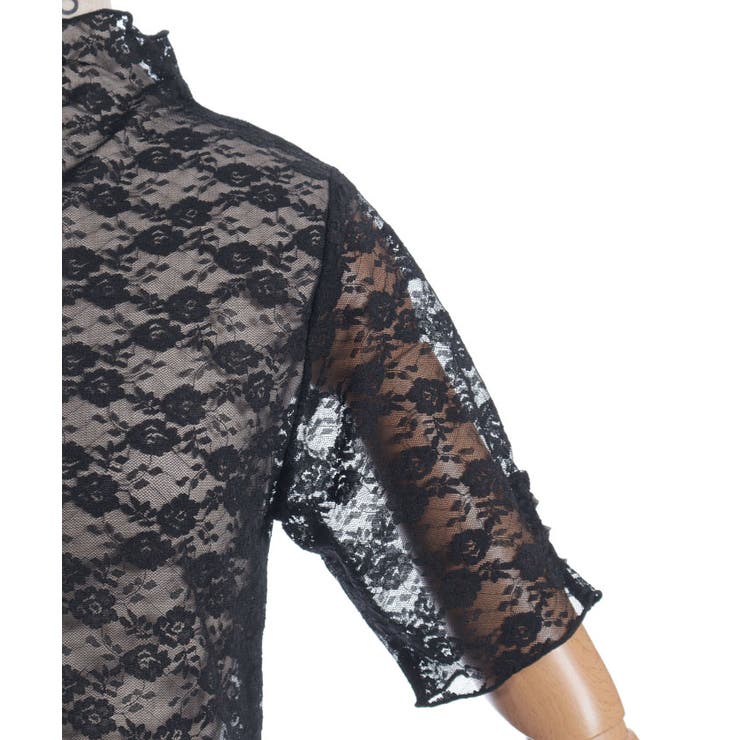 axes femme - 総レーストップス 総レースケープトップス[品番：IGAW0005111]｜axes femme
