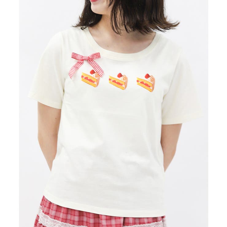 赤 | レトロスイーツＰＴＴシャツ | axes femme