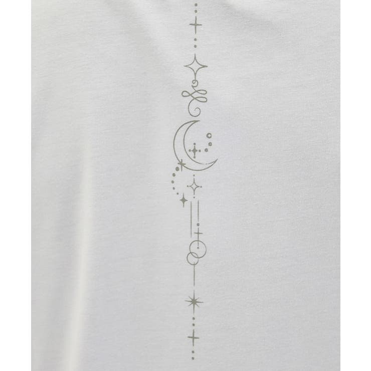 接触冷感天体柄プリントＴ | axes femme | 詳細画像9 