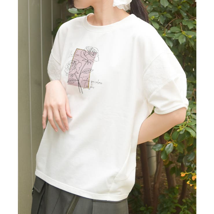 アソートフラワープリントプルオーバー | axes femme | 詳細画像5 