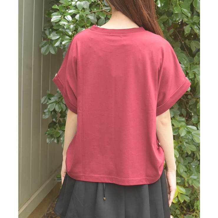 接触冷感エトワールＴシャツ | axes femme | 詳細画像14 