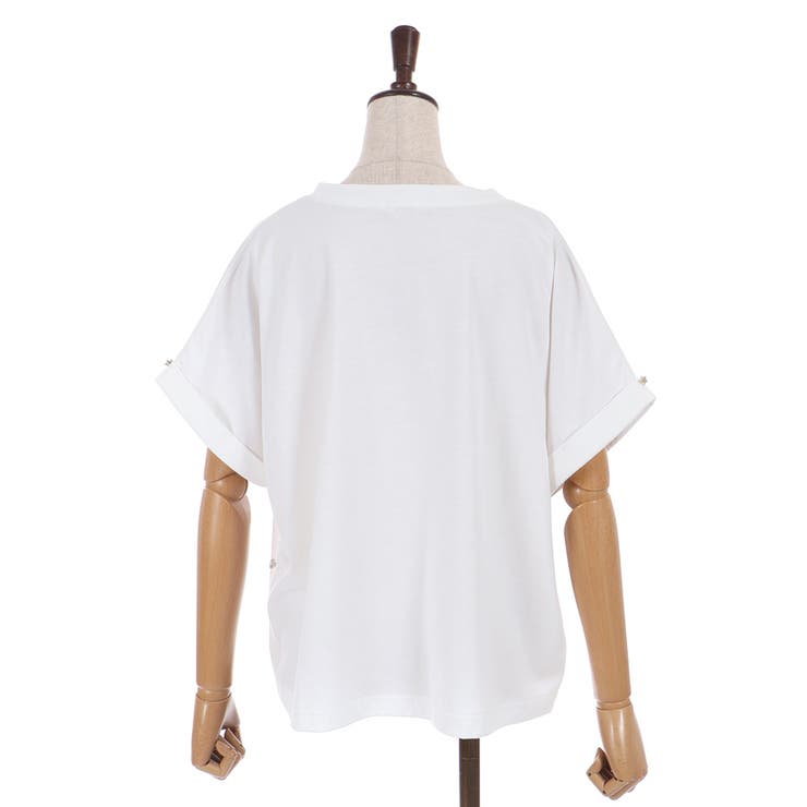 接触冷感エトワールＴシャツ | axes femme | 詳細画像21 