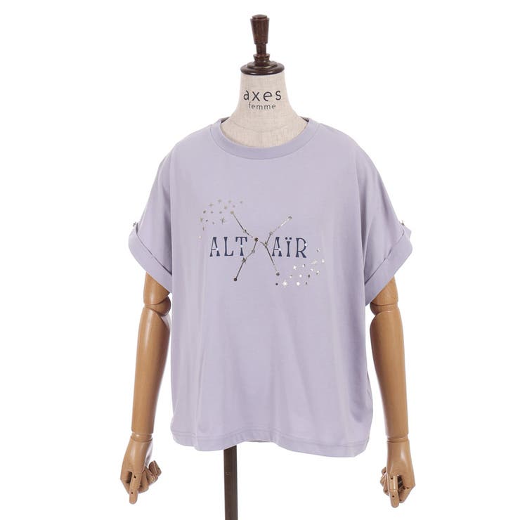 接触冷感エトワールＴシャツ | axes femme | 詳細画像30 