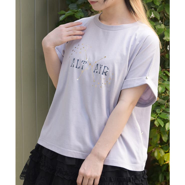 接触冷感エトワールＴシャツ | axes femme | 詳細画像5 