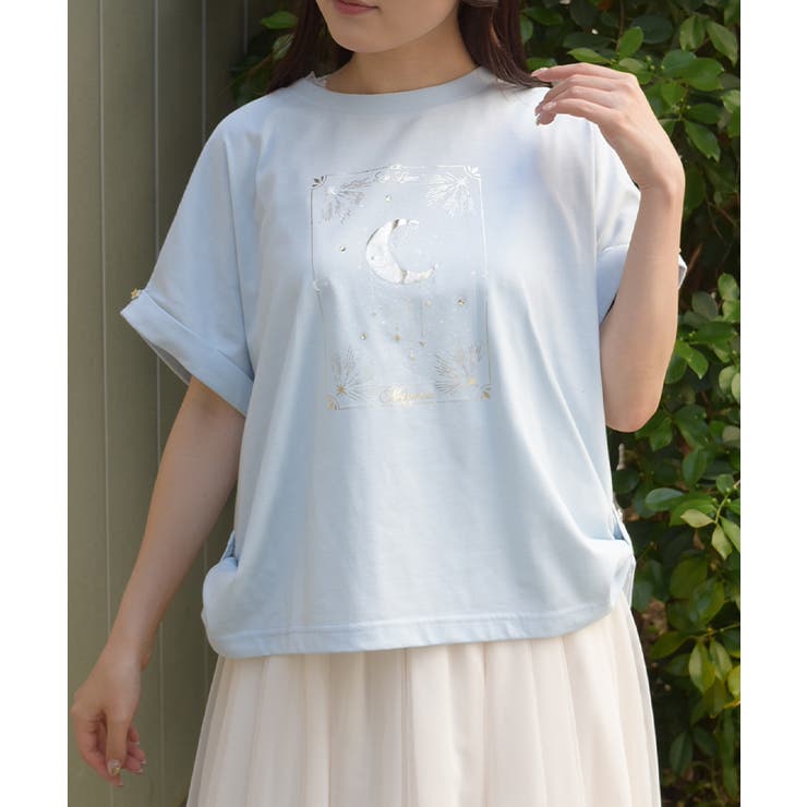 接触冷感エトワールＴシャツ | axes femme | 詳細画像8 