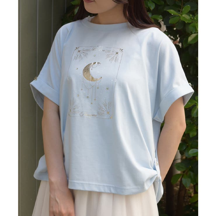 サックス | 接触冷感エトワールＴシャツ | axes femme