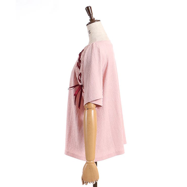 レース×編み上げカットプルオーバー | axes femme | 詳細画像23 