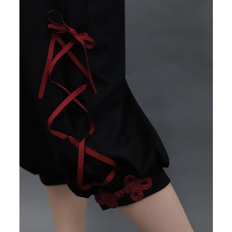 チャイナボタンバルーンパンツ | axes femme | 詳細画像12 