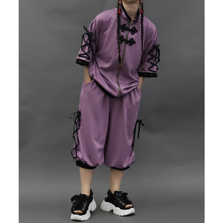 チャイナボタンバルーンパンツ | axes femme | 詳細画像14 